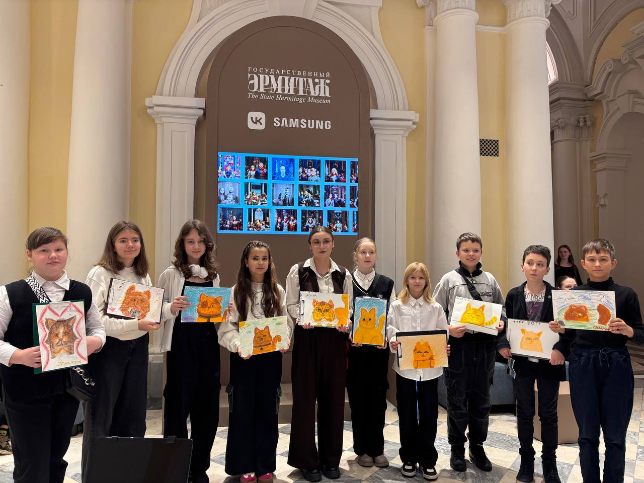 Студенты провели первые музейные уроки в Герценовском Эрмитажном классе