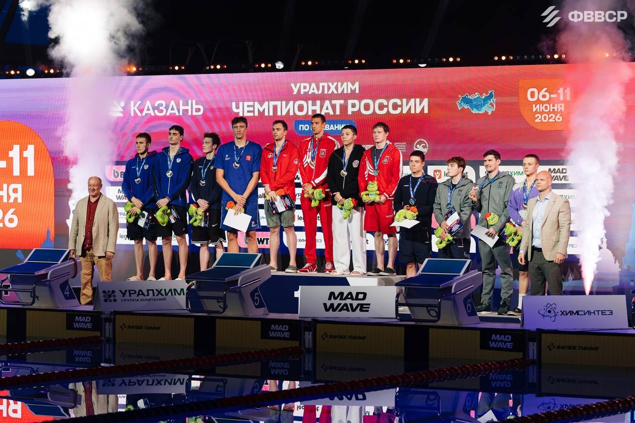 Герценовцы завоевали серебро чемпионата России по плаванию