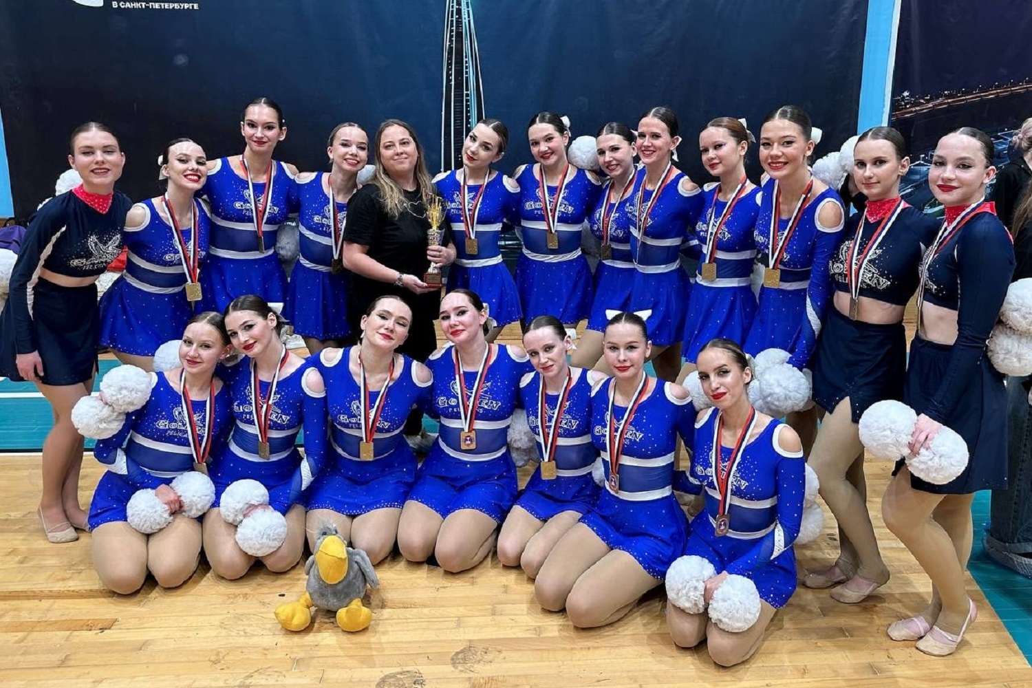 Герценовские спортсменки завоевали золотые медали на Кубке Санкт-Петербурга по чир спорту
