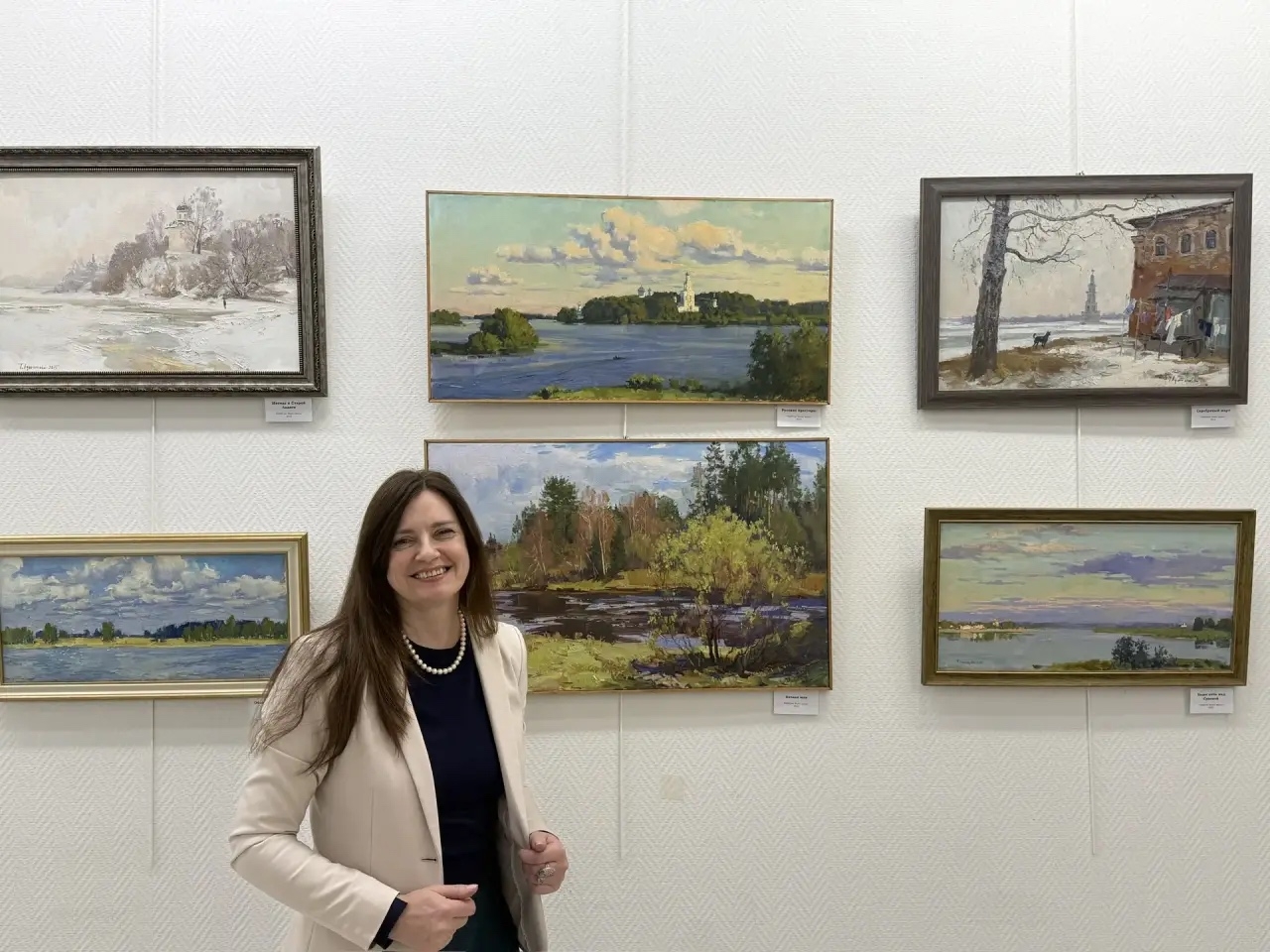 Открытие персональной выставки «Источник жизни» доцента кафедры живописи Татьяны Львовны Лушниковой