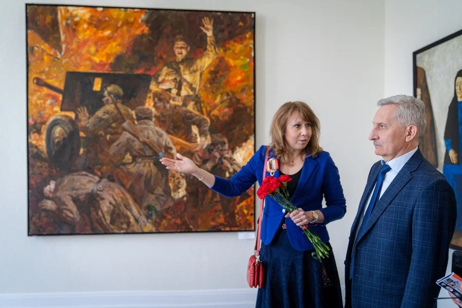 Состоялось открытие двух выставок в Открытом кампусе Герценовского университета