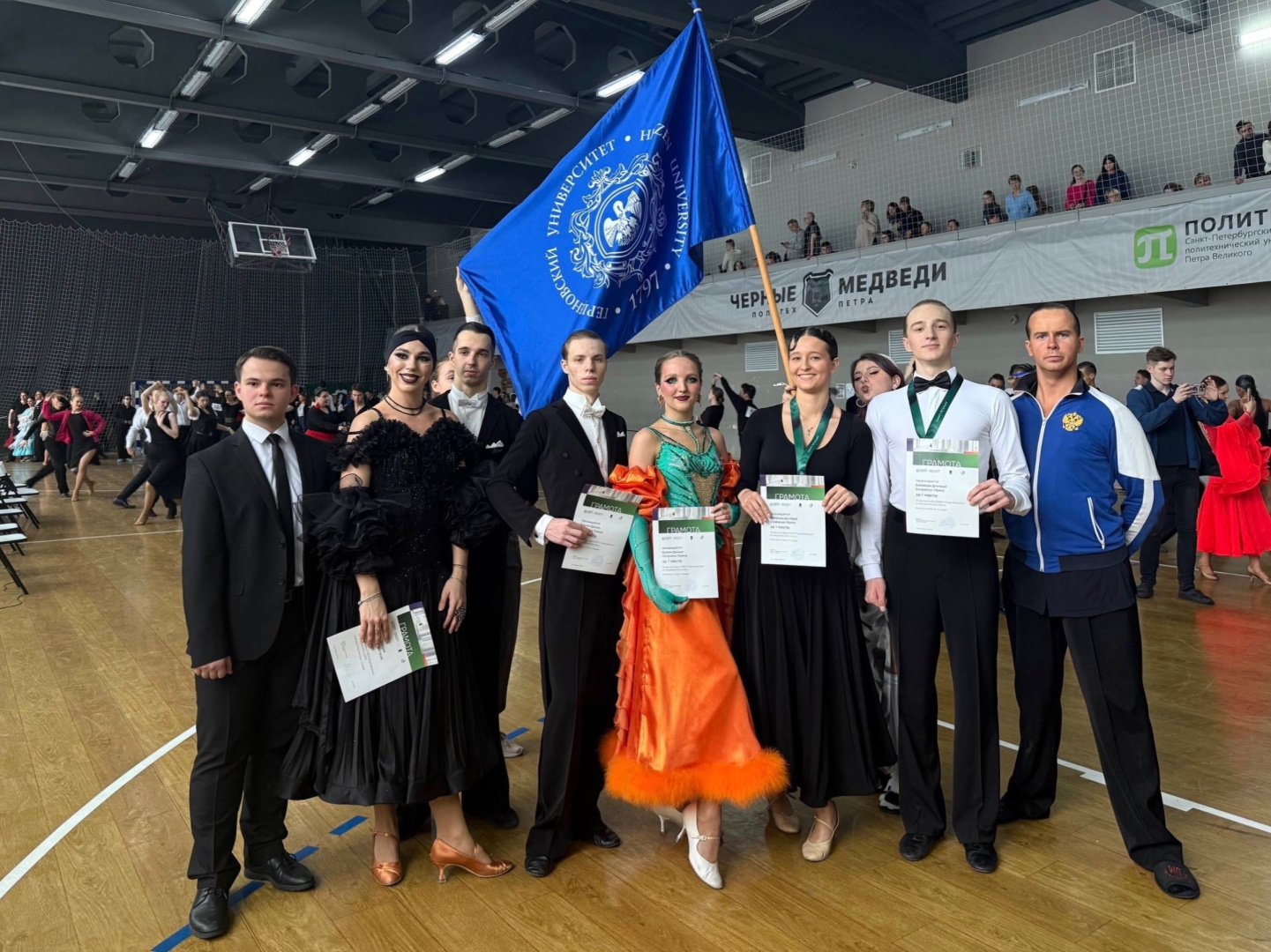 Герценовский спортивно-танцевальный клуб успешно дебютировал на межвузовском турнире