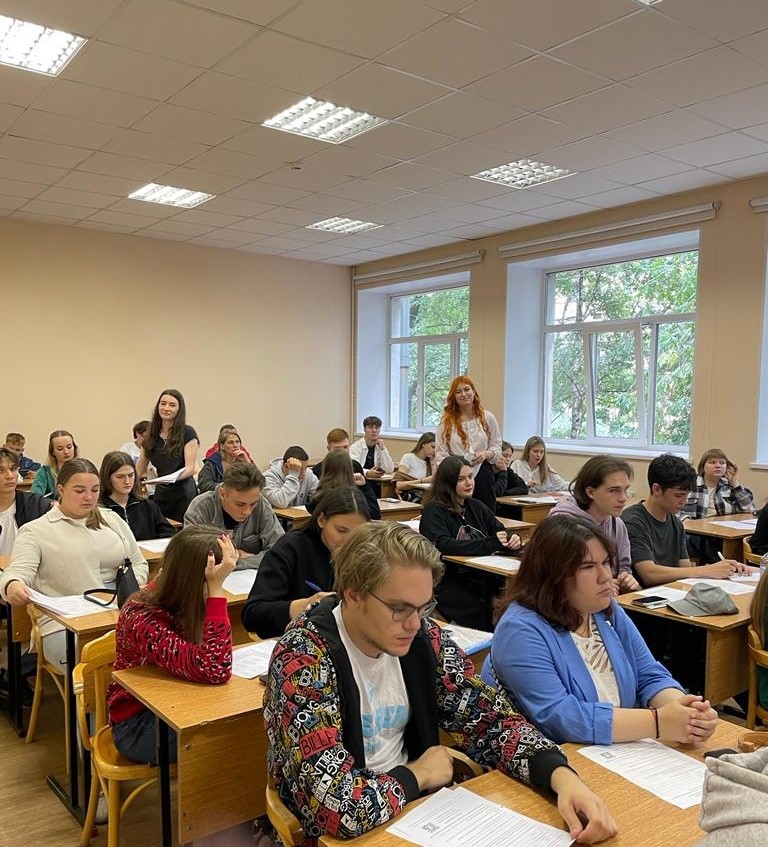 Встреча руководства факультета с первокурсниками