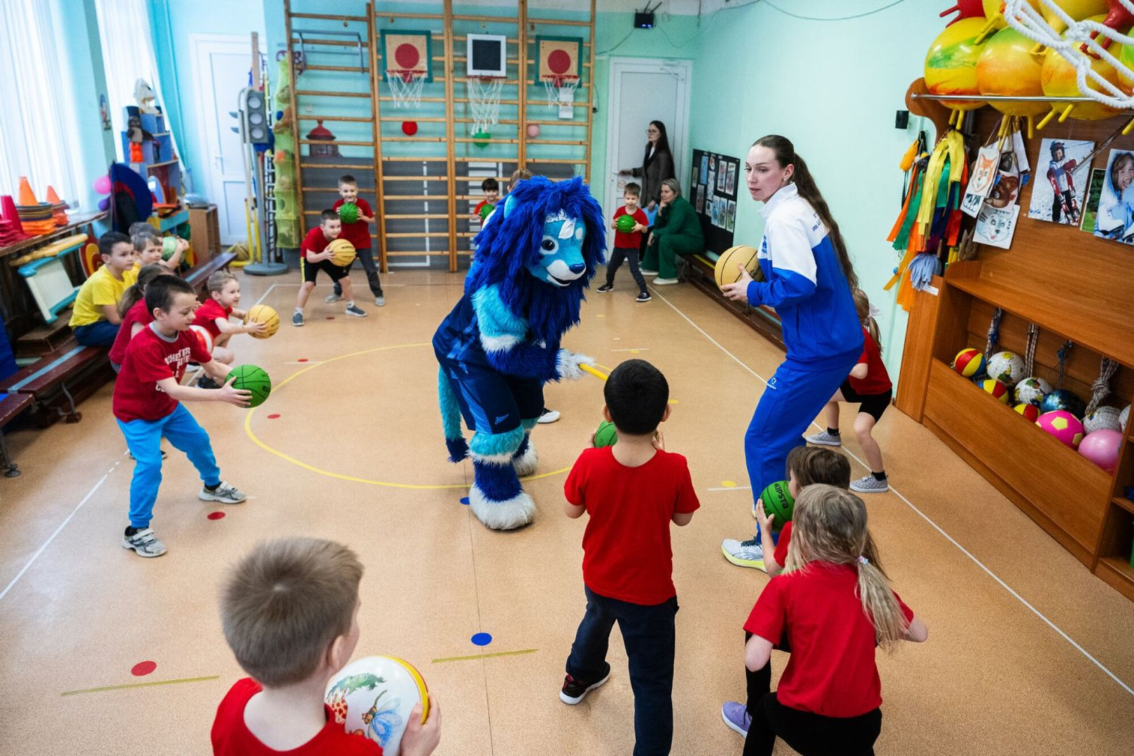 РГПУ им. А. И. Герцена запустил серию мастер-классов по баскетболу для дошкольников