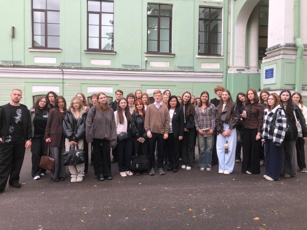 Встреча первокурсников с председателем Совета обучающихся университета Матвеем Чёрных