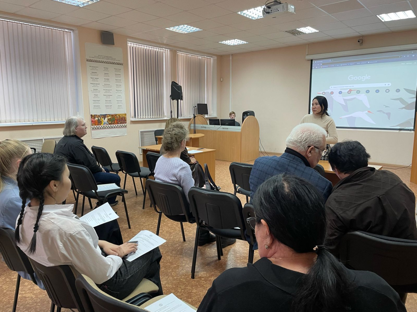 25 февраля 2025 года в институте народов Севера РГПУ им. А. И. Герцена прошел научный семинар "Разработка учебных изданий по дисциплинам модулей «Русский язык и литература» и «Речевая деятельность общества», адаптированных для студентов-билингвов ИНС"