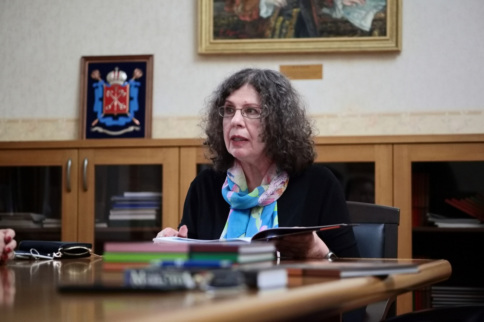 В Герценовском университете прошла презентация нового романа Александры Марининой