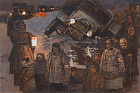 Мокрушин В.А. Медики на Дороге жизни. 1941 год. 2022 г. х.м. 80х120.jpg