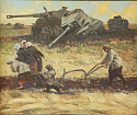 Мокрушин В.А. Прохоровское поле. 2015 г. х.м. 100х120.jpg