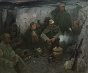 Таутиев В.Б. Великая Отечественная война. Минуты затишья. 2008 г. х.м. 150х180..jpg