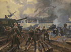 Ананьев Д.А. Форсирование Днепра. 2015 г. х.м. 120х160.jpg