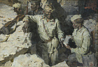Бут Н.Я. Между атаками. 1965г. х.м.130х187  .JPG