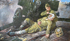 Дроздов А.Ю. Оборона Смоленска 1941 года. 2011. Холст масло. 150х200 см.jpg