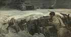 Ананьев М.А. Поединок у деревни Строково (под Москвой в 1941г.) 1966 х.м. 110х200 см.jpg