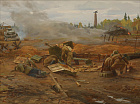 Трошин С.Н. Бой под Москвой. 1941 год. 2021 г. х.м. 60х80.jpg