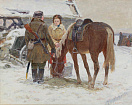 Жигимонт П.И. Партизанская идилия. 1987 г. х.м. 108х137 см.jpg