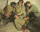 Бут Н.Я. После боя. 1969 г. х.м. 145x180.jpg