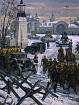 Ананьев Д.А. Белорусский вокзал. На защиту Москвы. 2009 г. Холст масло. 250х180.jpg