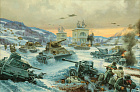 Корнеев Е.А. 1-ое поражение немецко-фашистских войск под Москвой. 1941 г. 2012 г. х.м. 80х120.jpg