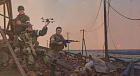 Лебедев И.М. Соколиная охота. 2023 г. х.м. 120х220.JPG