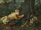 Федоров А.И. Письмо домой. 2015 г. х.м. 120х160.jpg