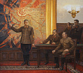 Мокрушин В.А. Маршал Советского Союза Б.М.Шапошников. План Генерального Штаба обороны Москвы. 1941-1942 гг. 2022 г. х.м. 180х200.jpg