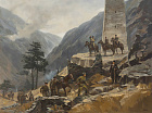 Ананьев Д.А. Битва за Кавказ. Разведчики в горах. 2023 г. х.м. 150х200.jpg