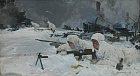 Данилевский Е.И. Истребители танков. Бронебойщики. х.м. 110х200.jpg
