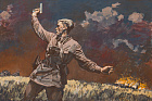 Коротков Н.Н. Политрук. 2022 г. х.м. 100х150.jpg