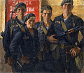Бут Н.Я. Морские пехотинцы. 1968 г. х.м. 130x150.jpg