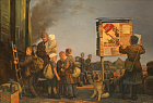 Соловьева Е.А. Начало войны. Эвакуация. 2021 г. х.м. 130х190.jpg