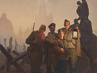 Лебедев И.М. Пражское утро 11 мая 1945 года. 2023 г. х.м. 150х200.jpg